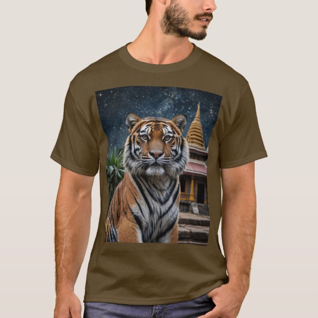 Tiger and Temple T-Shirt (Front)