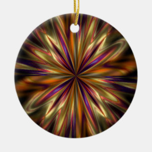 Tiger Anemone Ceramic Ornament