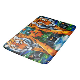 Tiger Animal Bengal Bath Mat