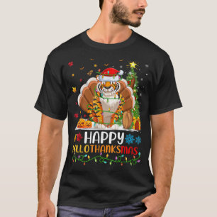 Tiger Animal Lover Funny Happy Tiger HelloThanksMa T-Shirt
