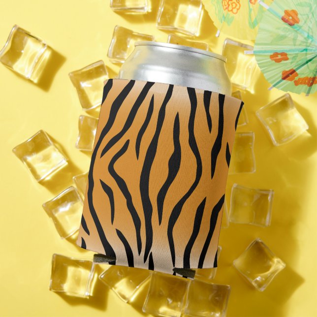 Tiger Animal Pattern Can Cooler (In Situ Summer)