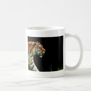 Tiger Approaching - Wild Animal Artwork Coffee Mug