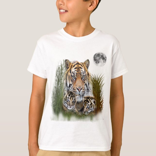 Tiger arnd Cubs T-shirt (Front)