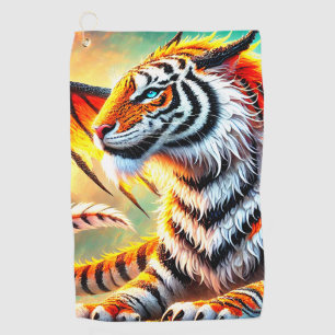 Tiger Art Golf Towel