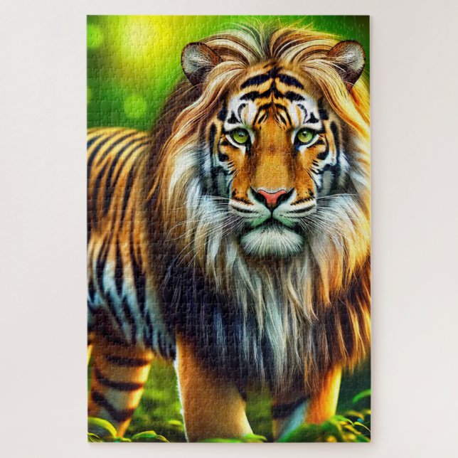 Tiger Art Jigsaw Puzzle (Vertical)
