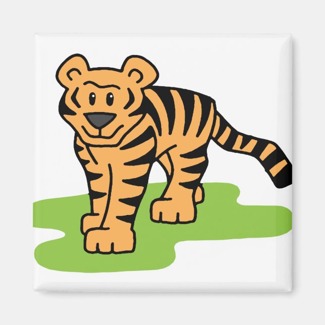 Tiger Art Magnet (Front)