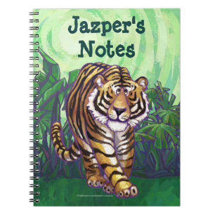 Tiger Art Personalized Notebook