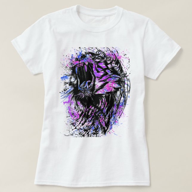 Tiger art T-Shirt (Design Front)