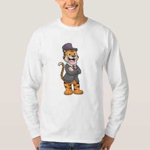 Tiger as Groom with Jacket & Hat T-Shirt