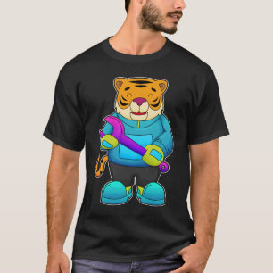Tiger as Mechanic with Wrench T-Shirt