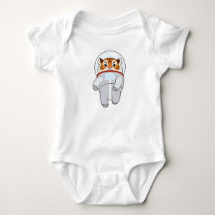 Tiger as Spaceman Costume Baby Bodysuit