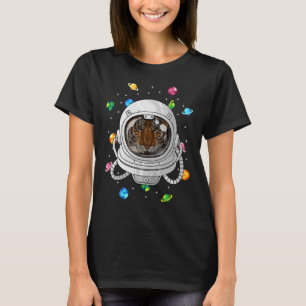 Tiger Astronaut Animal Deep In Space Cosmic Univer T-Shirt