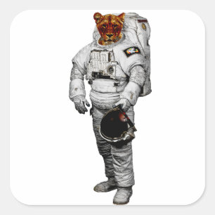 Tiger Astronaut Sticker