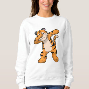 Tiger at Hip Hop Dance Dab Sweatshirt
