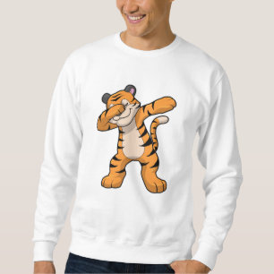 Tiger at Hip Hop Dance Dab Sweatshirt
