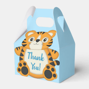 Tiger Baby Shower Safari Favor Box
