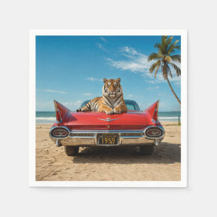 Tiger Balm By the Sea No 2 Napkin