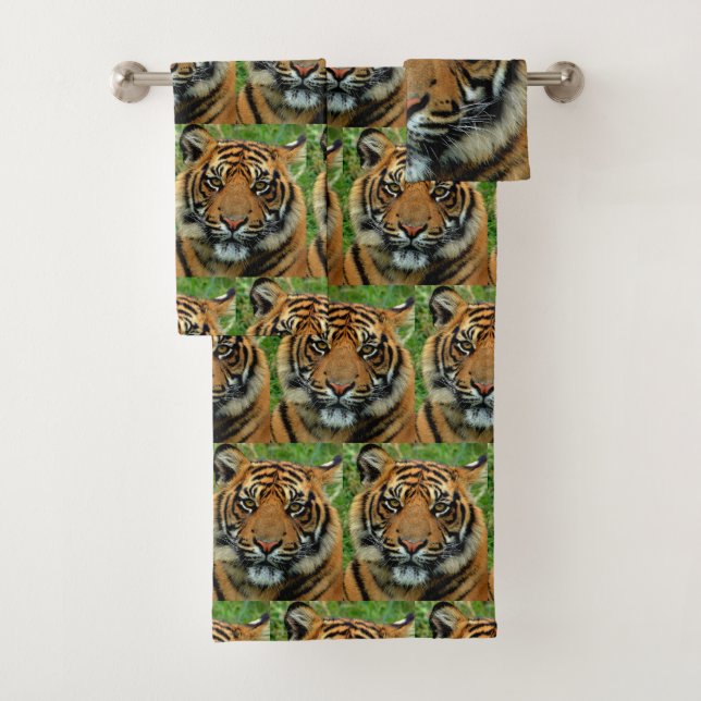 Tiger Bath Towel Set (Insitu)