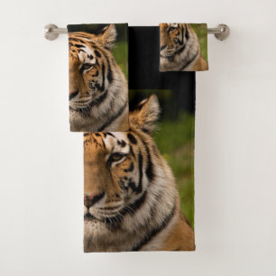Tiger Bathroom Towel Set