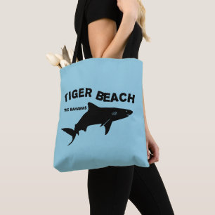 Tiger Beach - The Bahamas Diving With Sharks Tote Bag