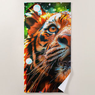 Tiger Beach Towel