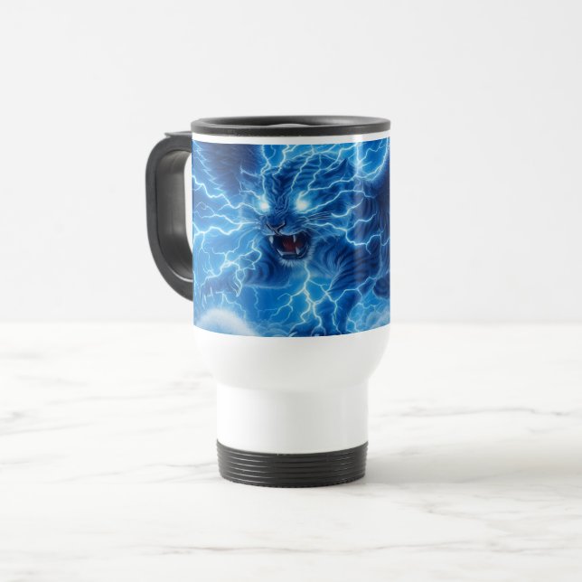 Tiger Beast  Travel Mug (Front Left)