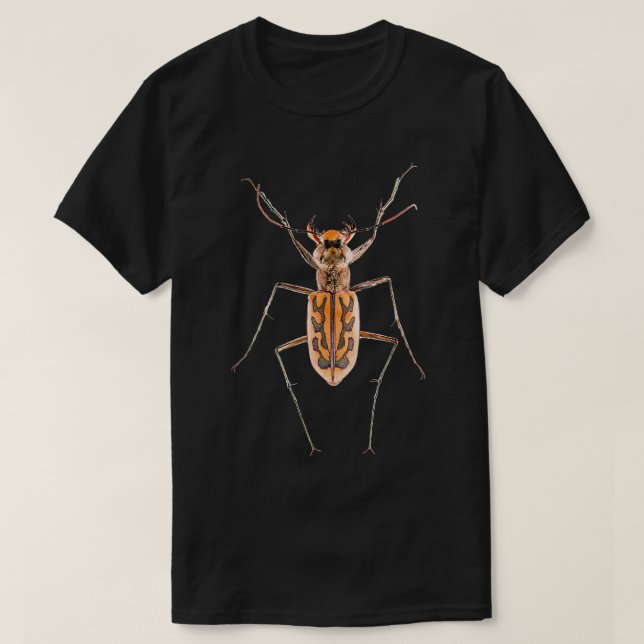 Tiger beetle Lophyra differens T-Shirt (Design Front)