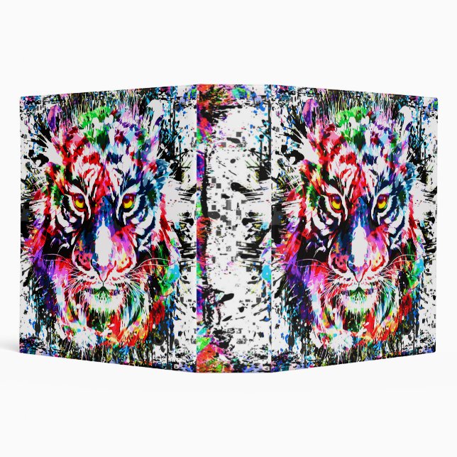 Tiger Binder - Colourful Tiger - Wildlife Big Cats (Background)