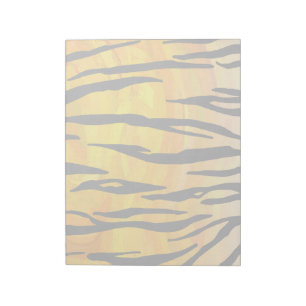 Tiger Black and Orange Print Notepad