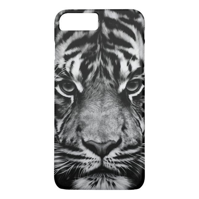 Tiger Black&White Case-Mate iPhone Case (Back)
