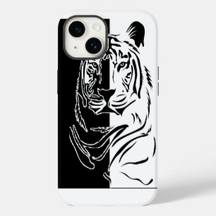 Tiger Black White  iPhone 14 Case
