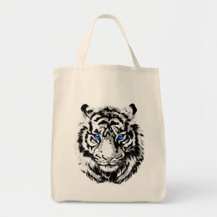 Tiger blanc - Sac fourre-tout de tigre