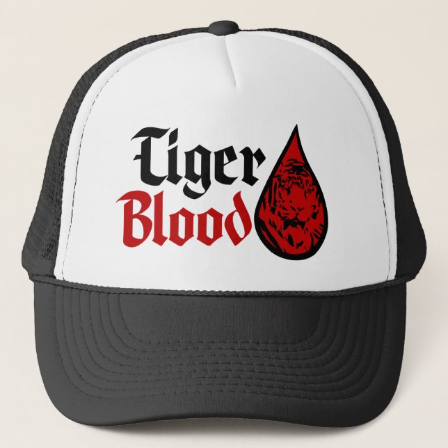 Tiger Blood $17.95 (11 colours) Collectable Hat (Front)