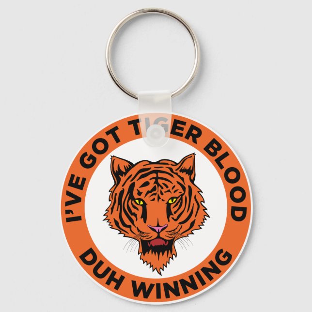 Tiger Blood Keychain (Front)