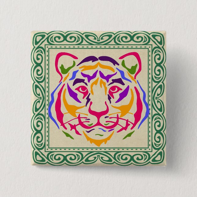 Tiger Button (Front)