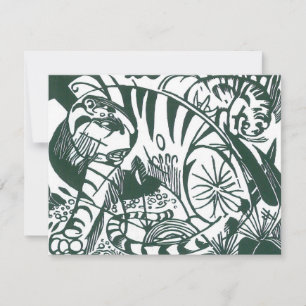 Tiger by Franz Marc, Vintage Expressionism Art