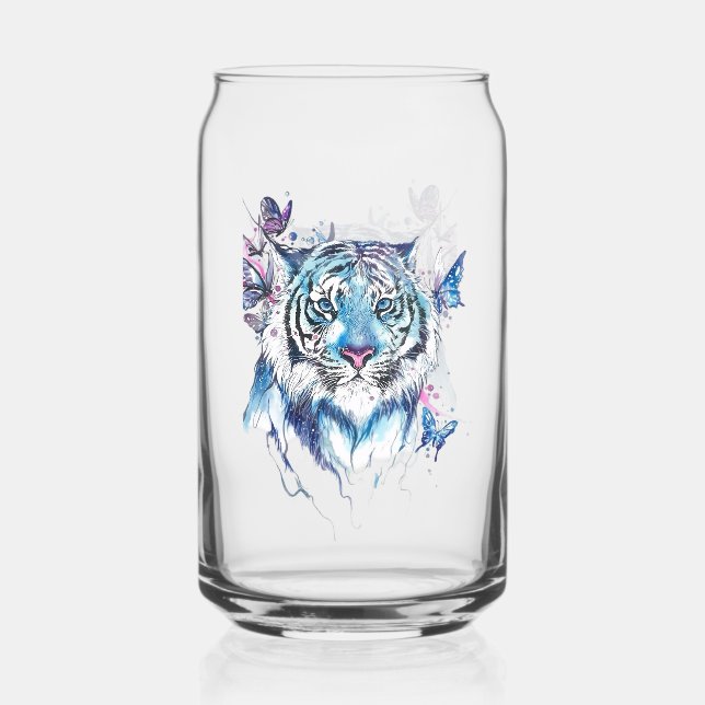 Tiger Can Glass (Front)