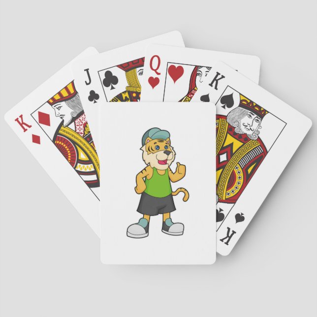 Tiger Cap Playing Cards (Back)