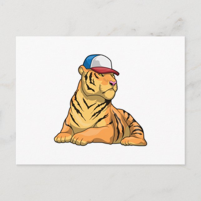 Tiger Cap Postcard (Front)