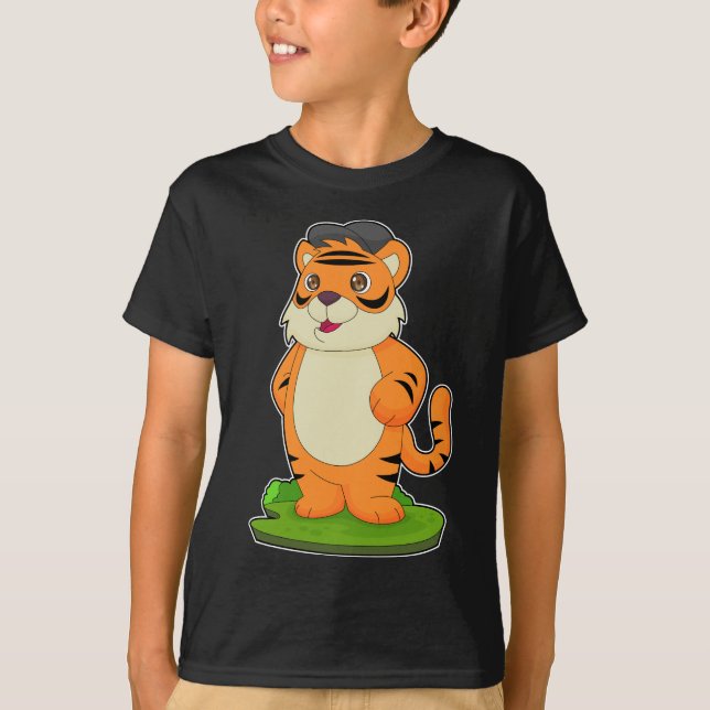 Tiger Cap T-Shirt (Front)