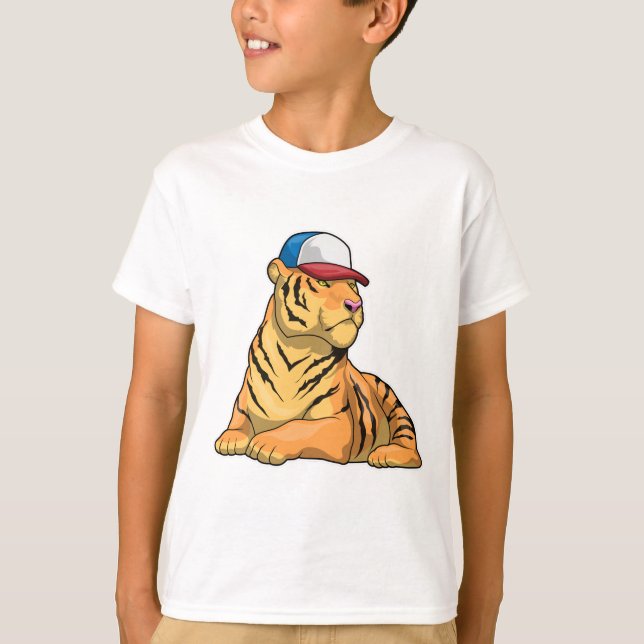 Tiger Cap T-Shirt (Front)