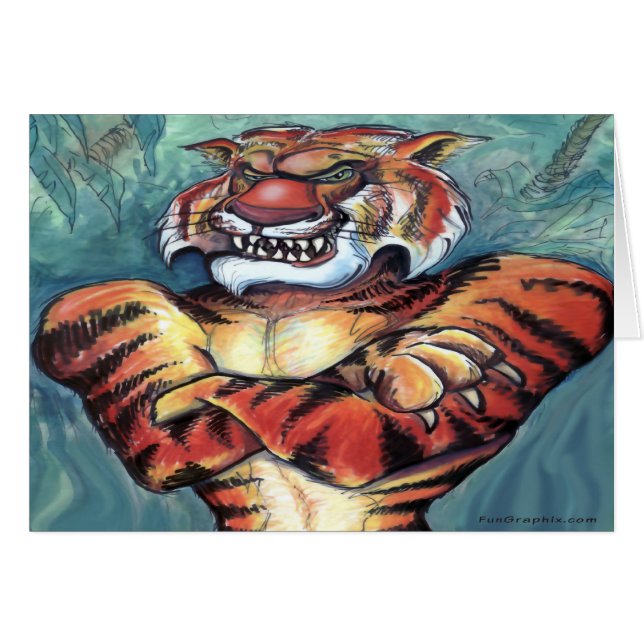 Tiger Card (Front Horizontal)