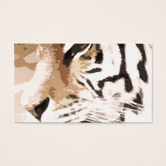 Tiger Cat imprimer personnalisation Anniversaires (Devant)