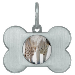 Tiger cat stripes personalize diy Anniversaries Pet Tag
