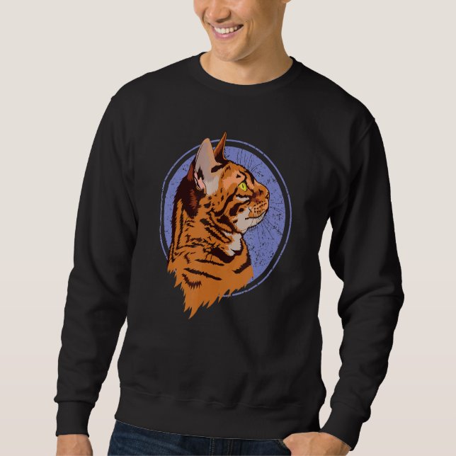 Tiger Cat Sweatshirt (Front)