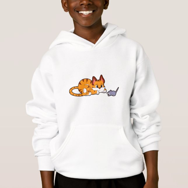 Tiger cat with Mouse (Front)