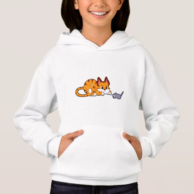Tiger cat with Mouse (Front)