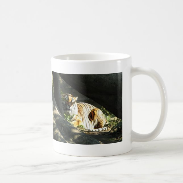 Tiger Catnap Coffee Mug (Right)