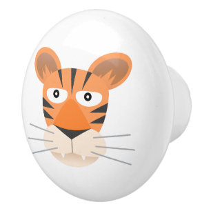Tiger Ceramic Knob