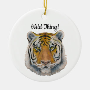 Tiger Ceramic Ornament